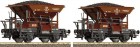 45939 Roco Set of 2 ballast Hopper cars